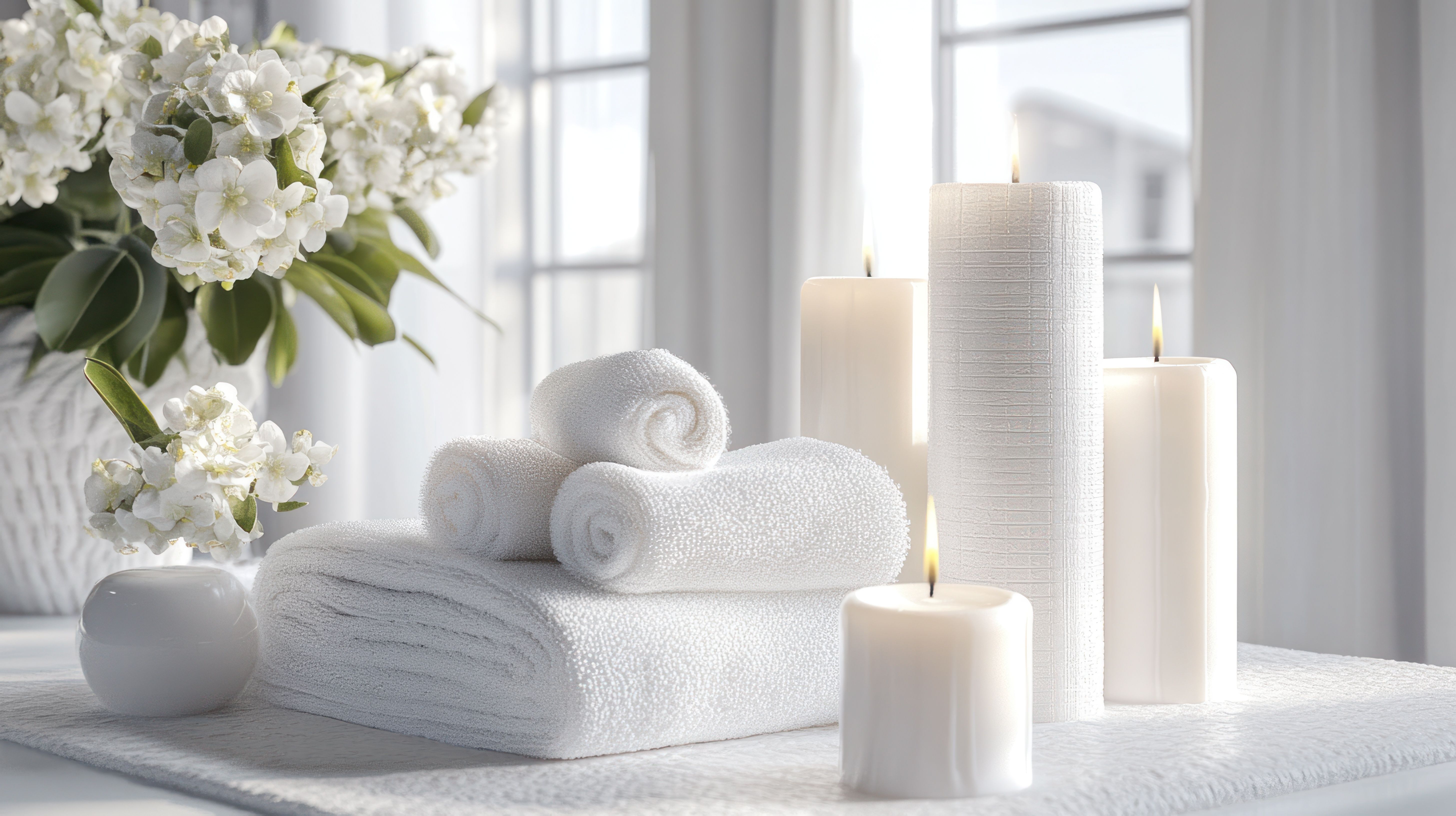 Behandlungsraum der WellnessBoutique Nürnberg im Morgenlicht